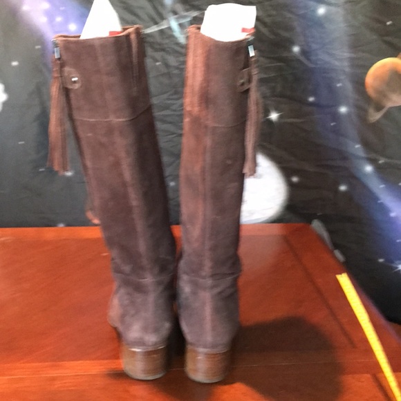 Naturalizer brown leather riding boots size 7.5 W - Picture 4 of 16